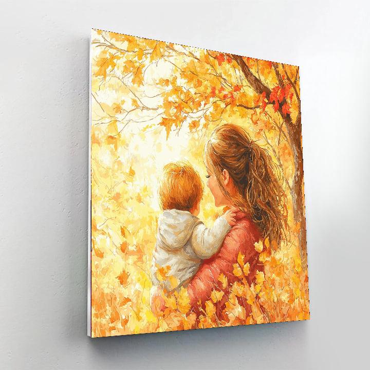 Mom's Encouraging Embrace Numbered Painting Kits