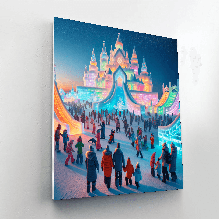 The Snow And Ice Festival - China Number Painting