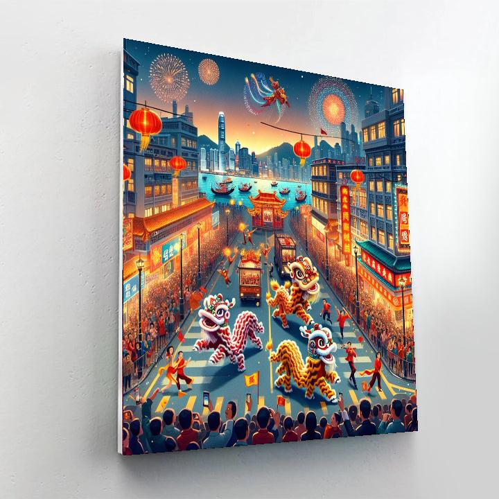 Spring Festival - Hong Kong, China Paint By Numbers