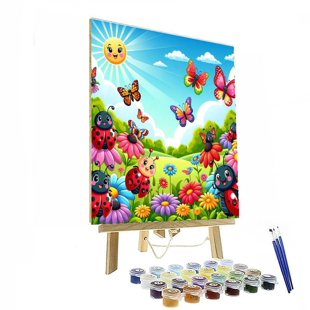 Doodle In The Garden Painting Number Kit
