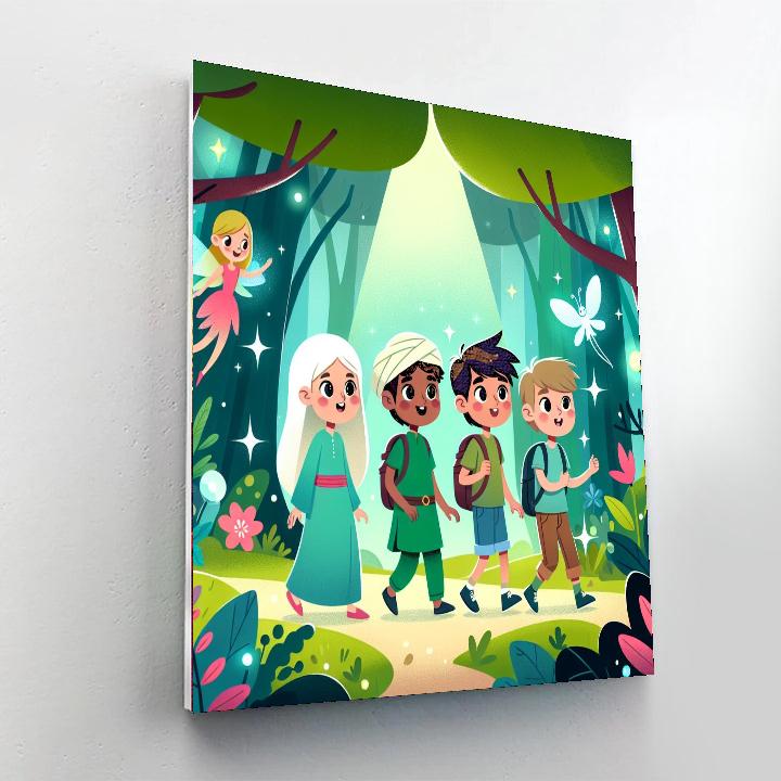 Magic Forest Expedition DIY Paint By Numbers