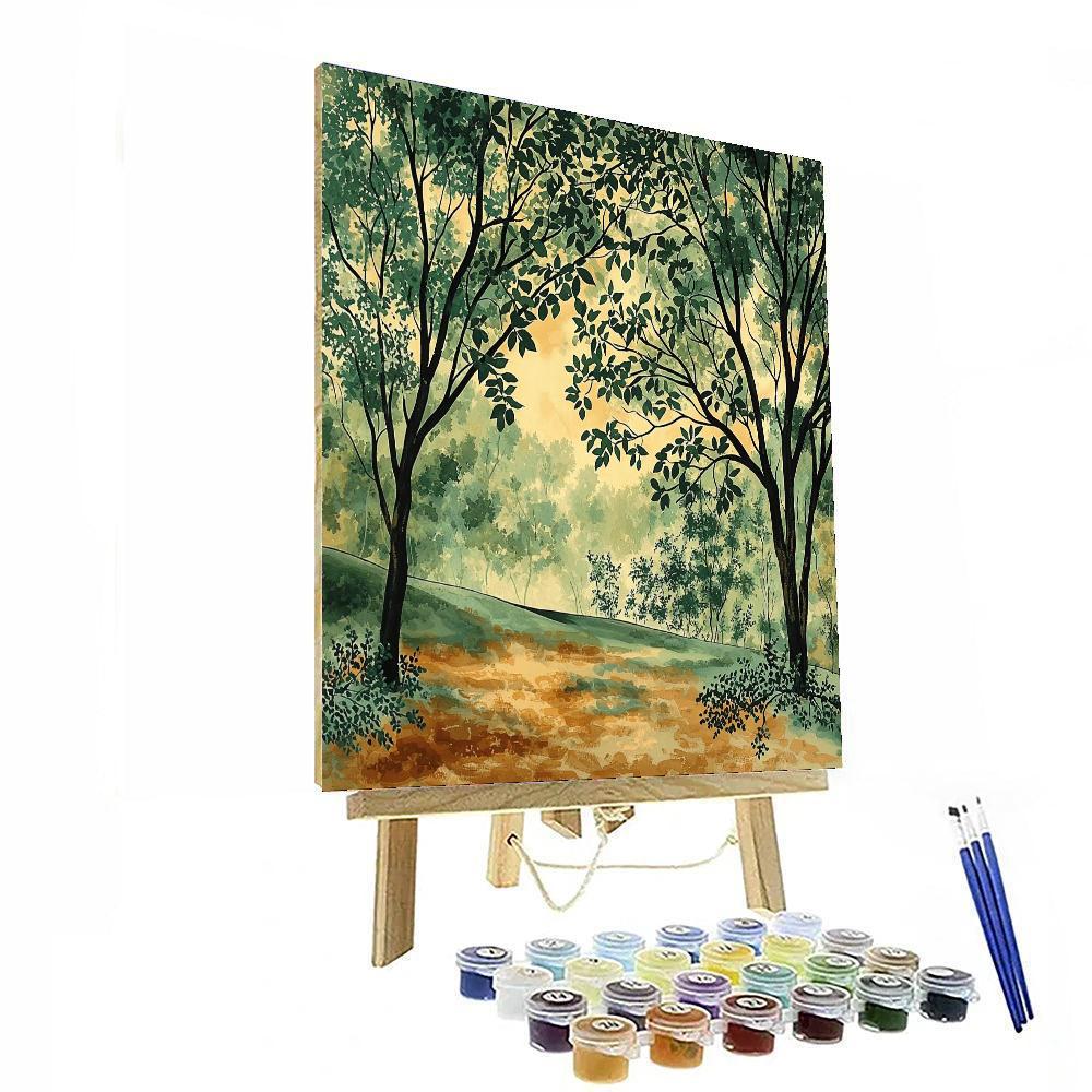 Nandalal Bose Inspired Breeze Of Harmony  Painting Number Kit