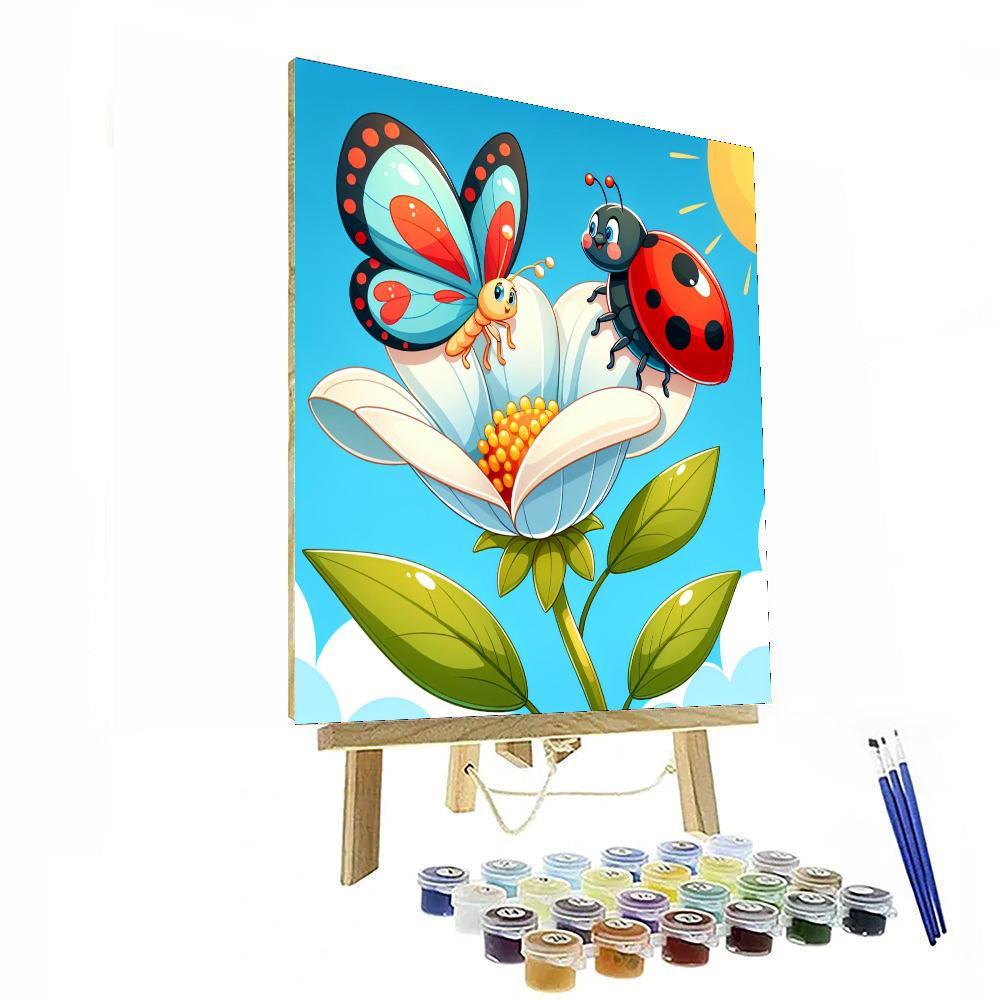 Colorful Insect World Painting By Numbers Kit