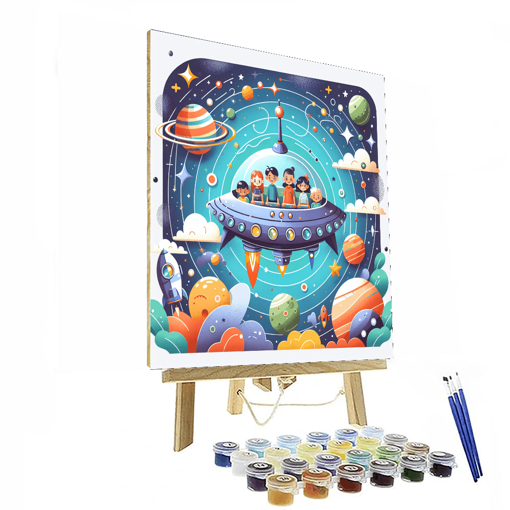Starship Discovery Mission - DIY Painting By Numbers Kit – Artistry Rack