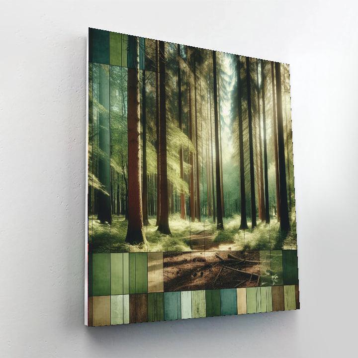 Serenity Of The Pines Paint By Number