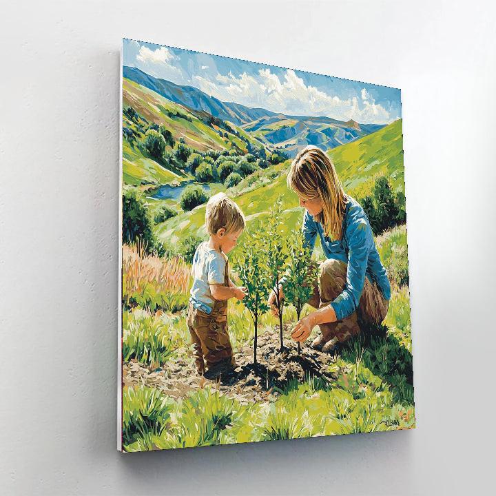 Mother Nature's Love DIY Paint By Numbers
