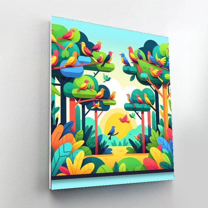Rainforest Explorer's Quest Paint By Number