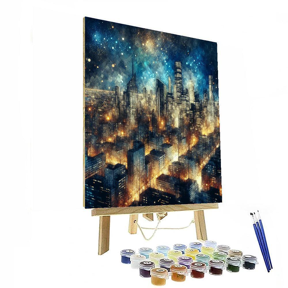 Dancing Lights in the Night - DIY Painting By Numbers Kit – Artistry Rack