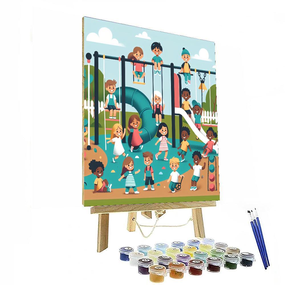 Adventure Playground Painting Number Kit