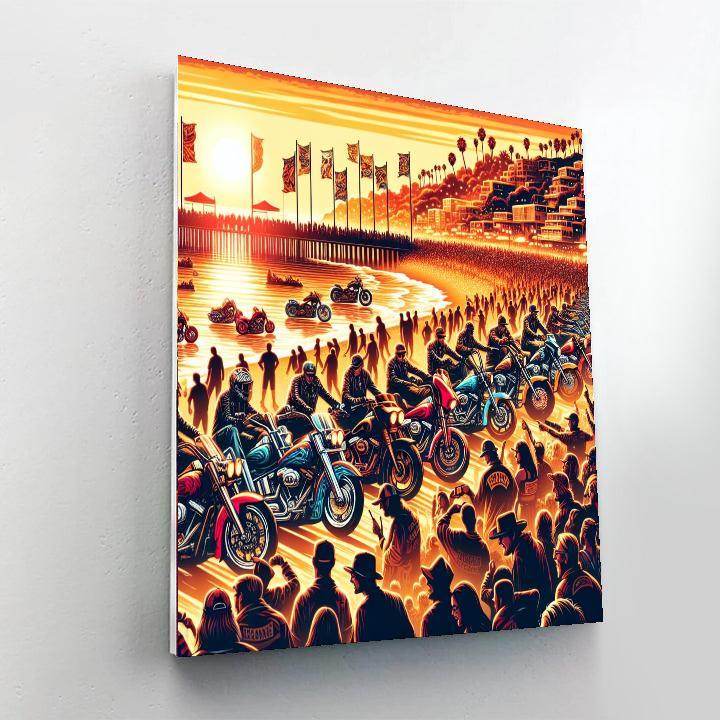 Daytona Bike Week - Usa Paint By Number