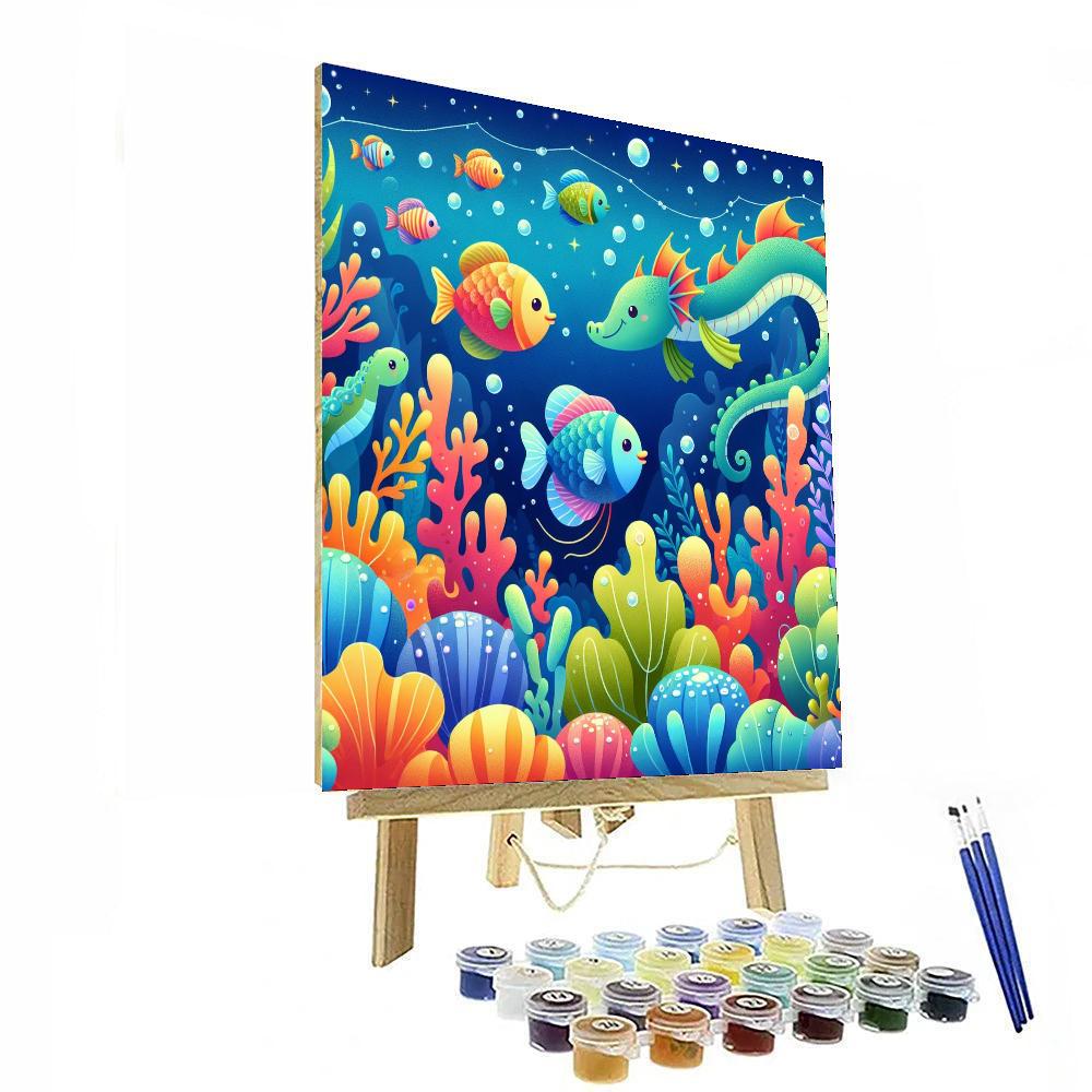 Underwater Fantasy Voyage Paint By Numbers