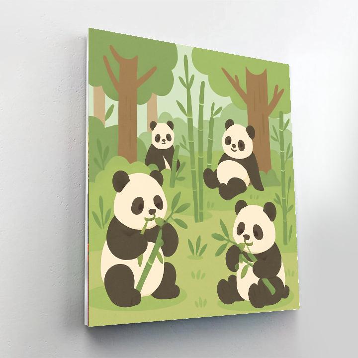 Giant Panda Preserve Paint By Numbers Kits