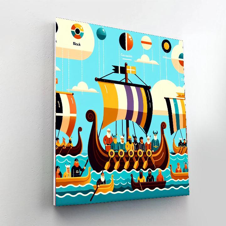 Viking Voyage Of Discovery DIY Paint By Numbers