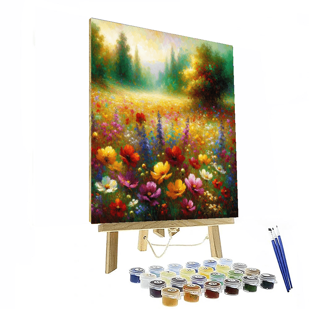 A Symphony Of Wildflowers Paint By Color