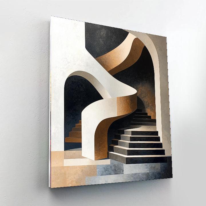 M.C. Escher Inspired Surreal Dimensions  Paint By Numbers