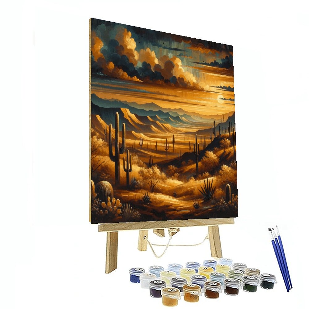 Mystical Desert Twilight Painting By Numbers Kit