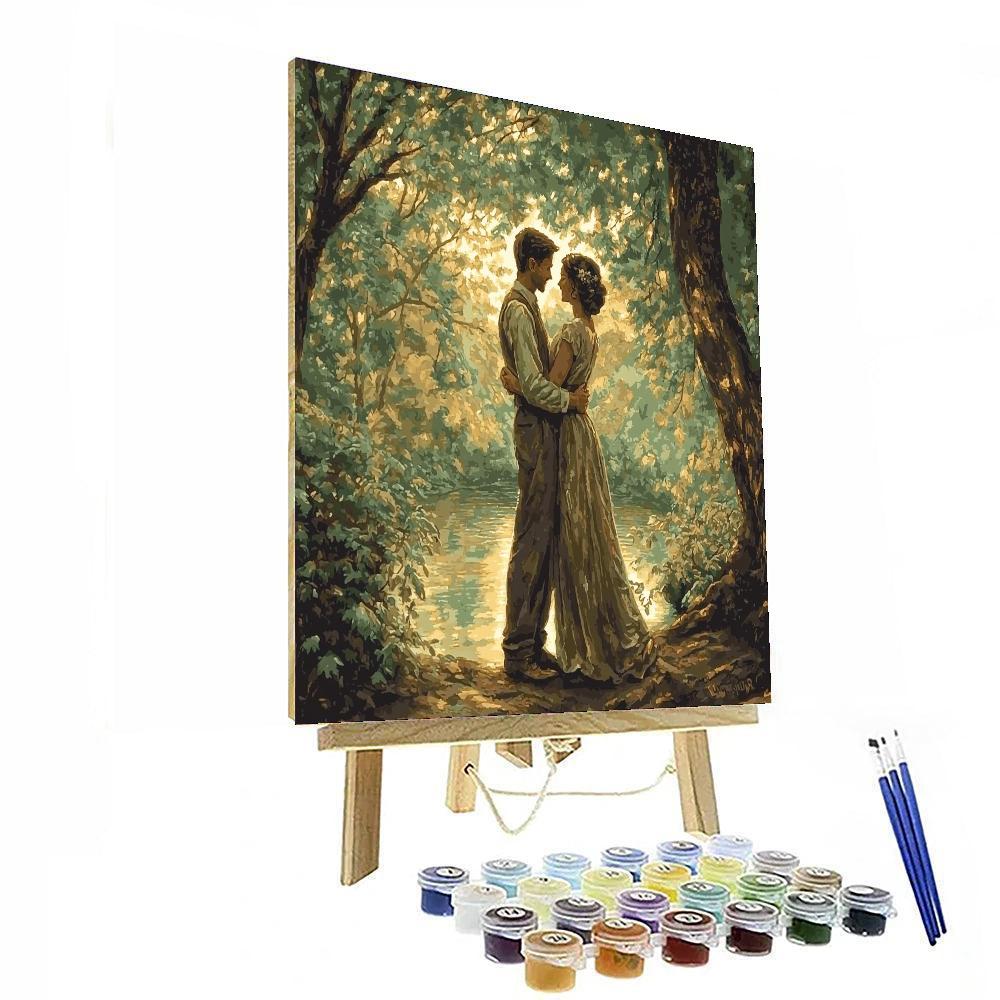 Gentle Love Among The Ferns Paint By Color