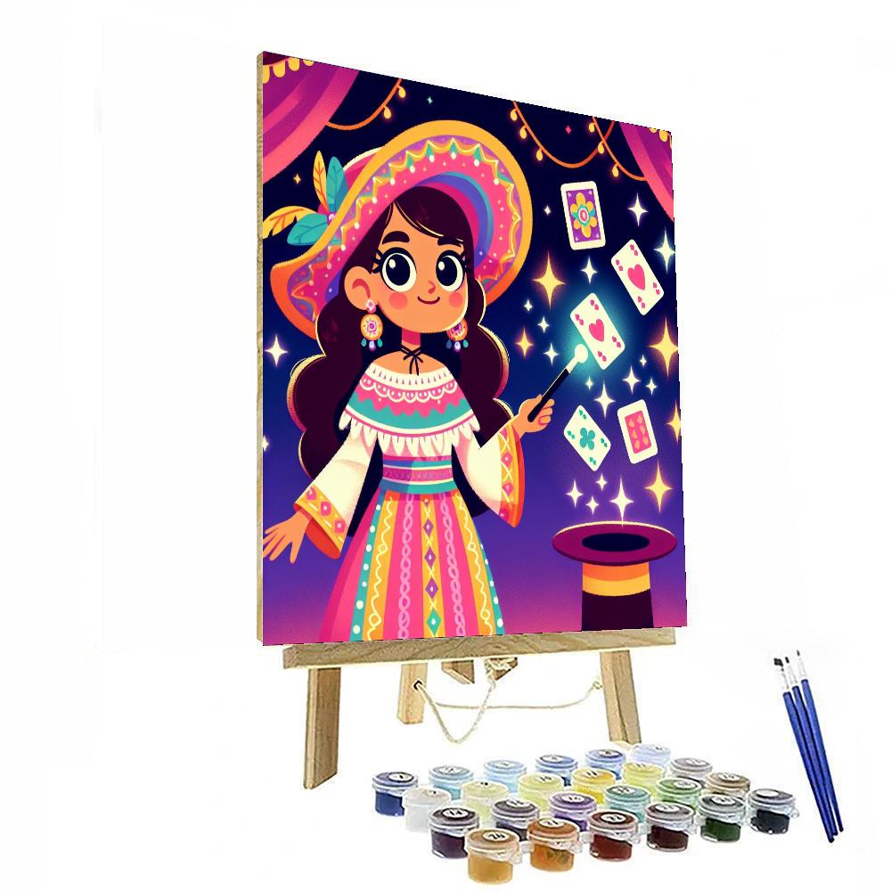 Magician's Magical Tricks DIY Paint By Numbers