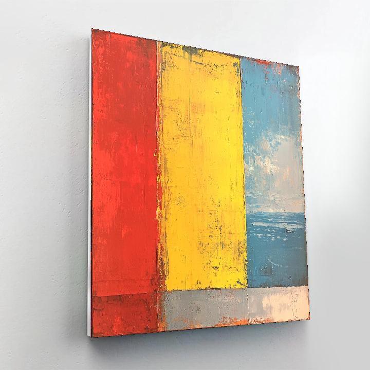 Mark Rothko Inspired Dancing Shadows Of Time  Paint By Color