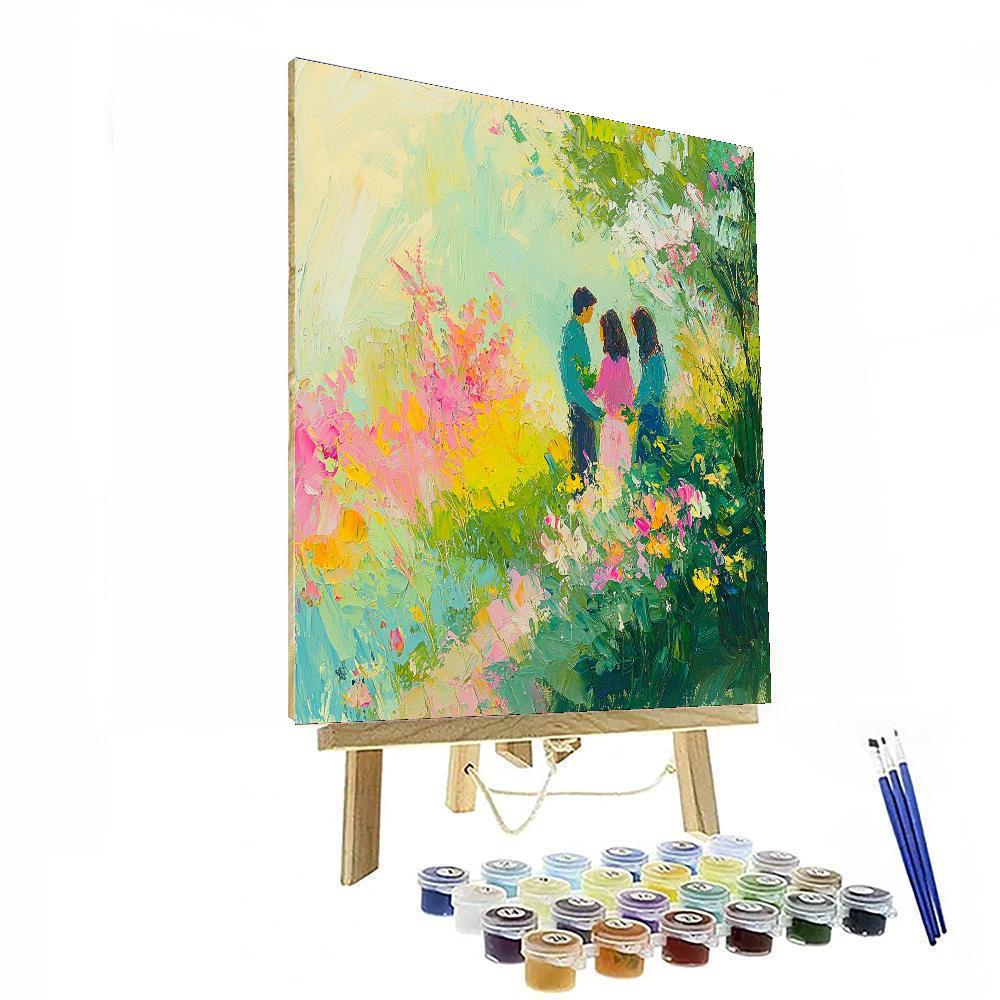 Tending Love's Garden Paint By Number