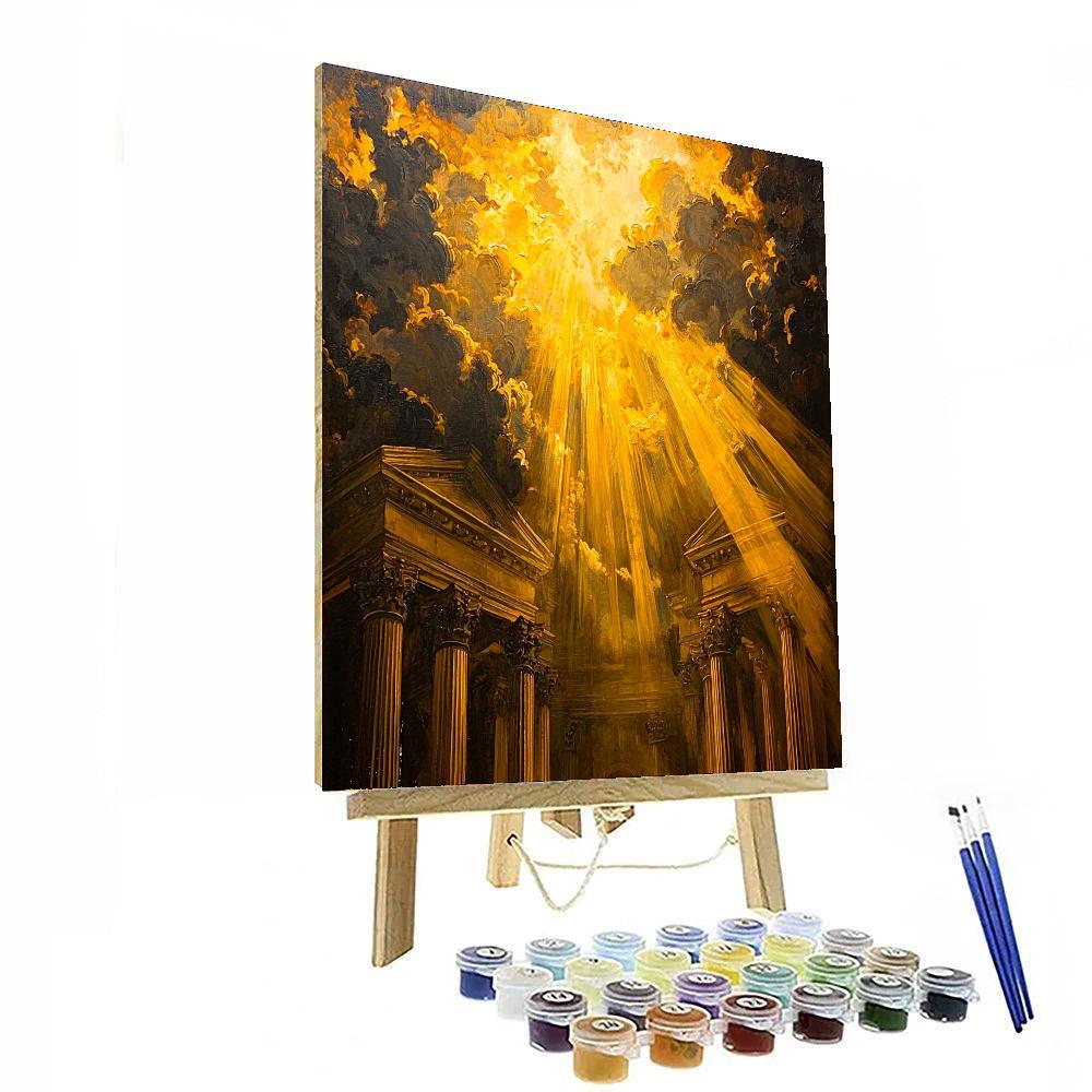 Caravaggio Inspired Sculpted Light  Paint By Color