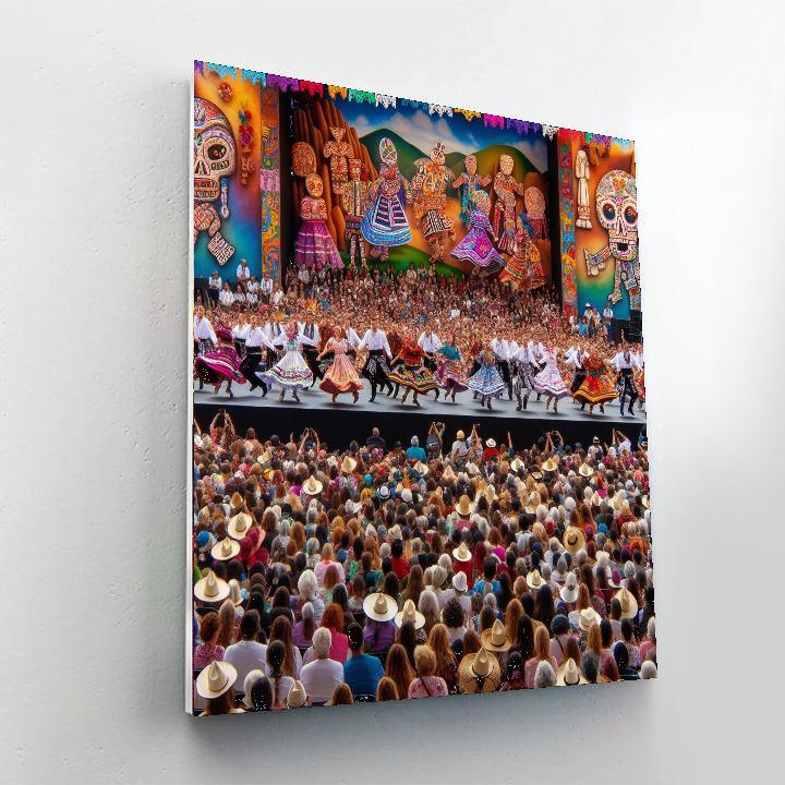 The Guelaguetza Festival Number Painting