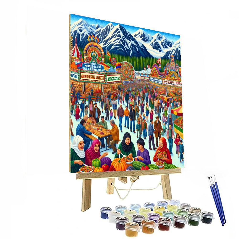 Alaska State Fair - United States Paint By Color