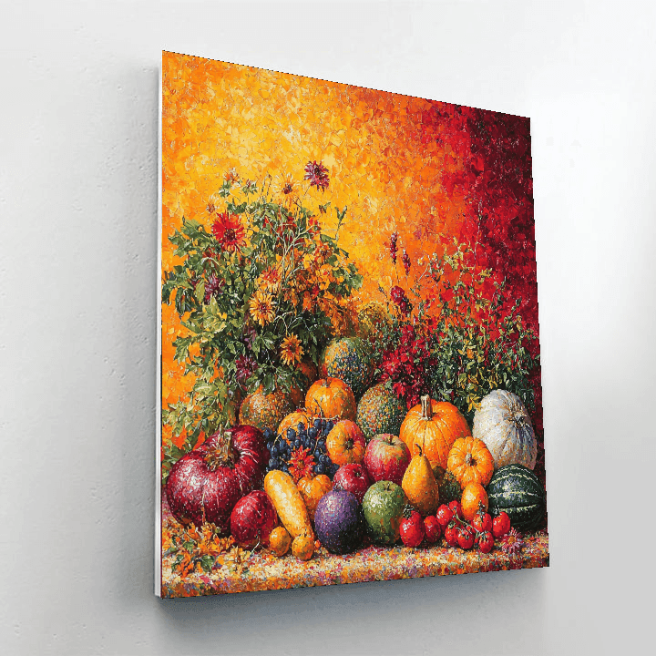 Jean-Baptiste-Siméon Chardin Inspired Festive Harvest  Paint By Number