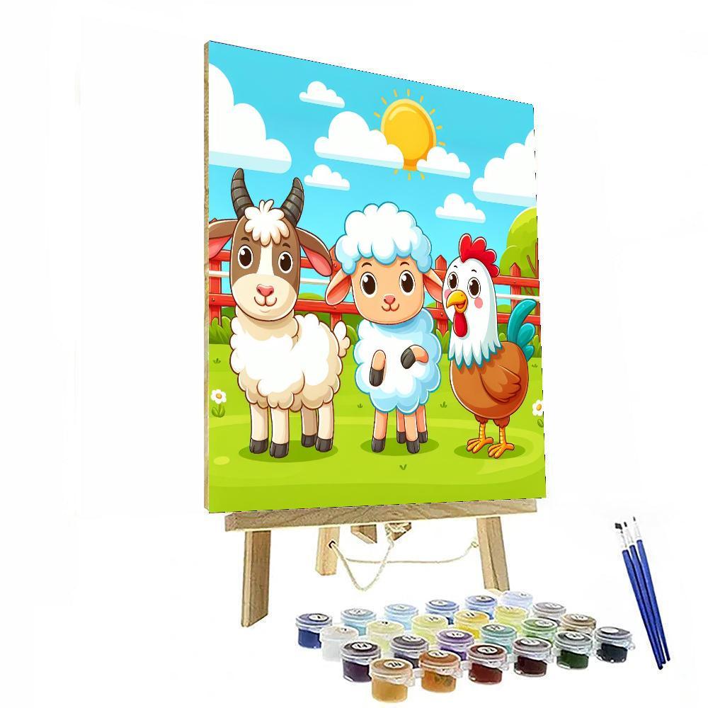 Petting Zoo Paint By Number