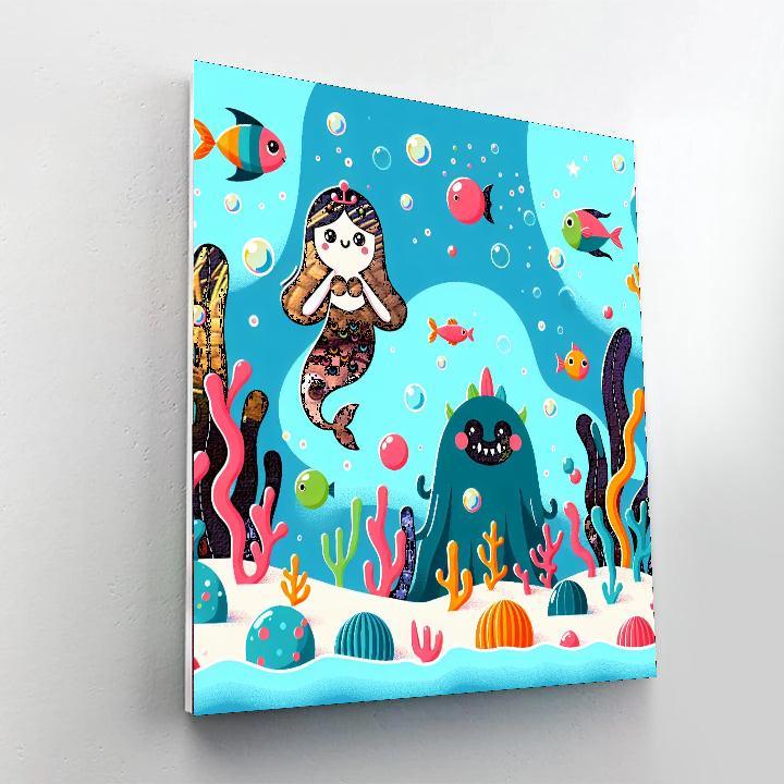 Underwater Mystery Paint By Numbers Art