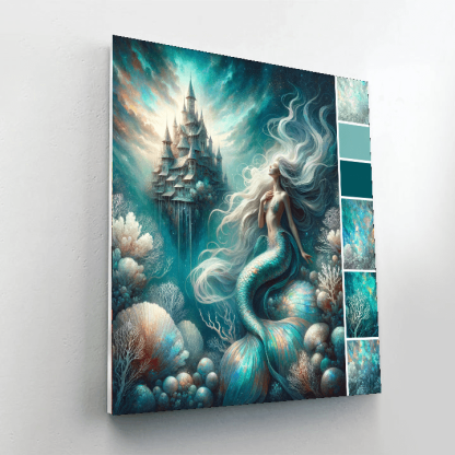 Mermaid's Dream Paint By Numbers Art