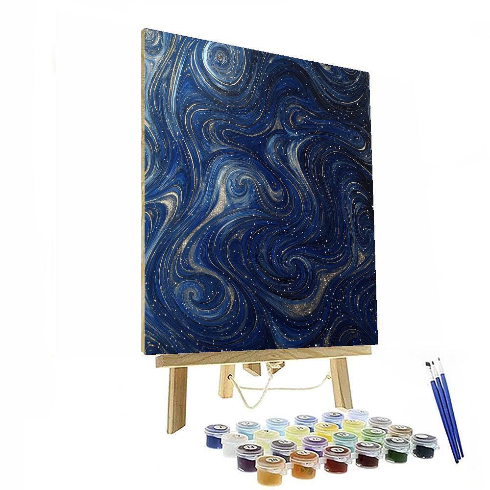 Leonardo Da Vinci Inspired Cosmic Whispers  Paint By Numbers