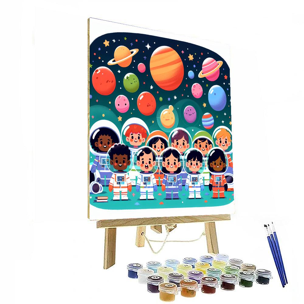Star Explorers Number Painting