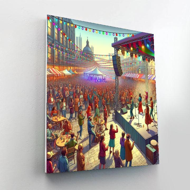 Underbelly Festival Number Painting