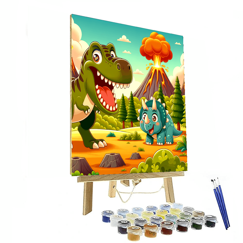 Super Fun Dino Day Paint By Number