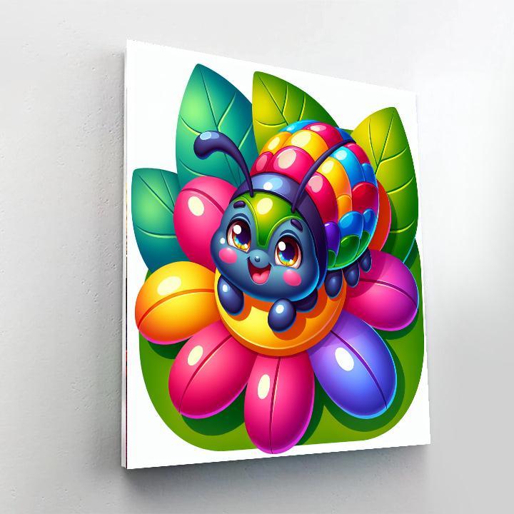 Charming Beetle Paint By Numbers Kits