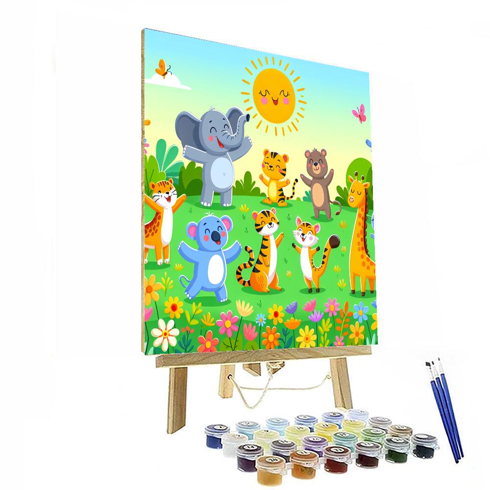 Sunshine Meadow Festival Numbered Painting Kits