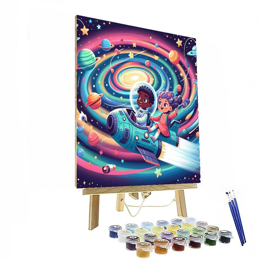 Cosmic Adventure Voyage Painting By Numbers Kit