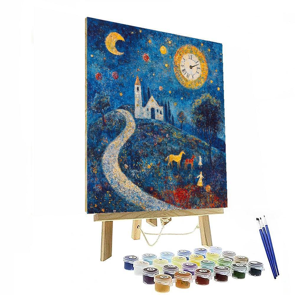 Marc Chagall Inspired Through The Lens Of Time  Numbered Painting Kits