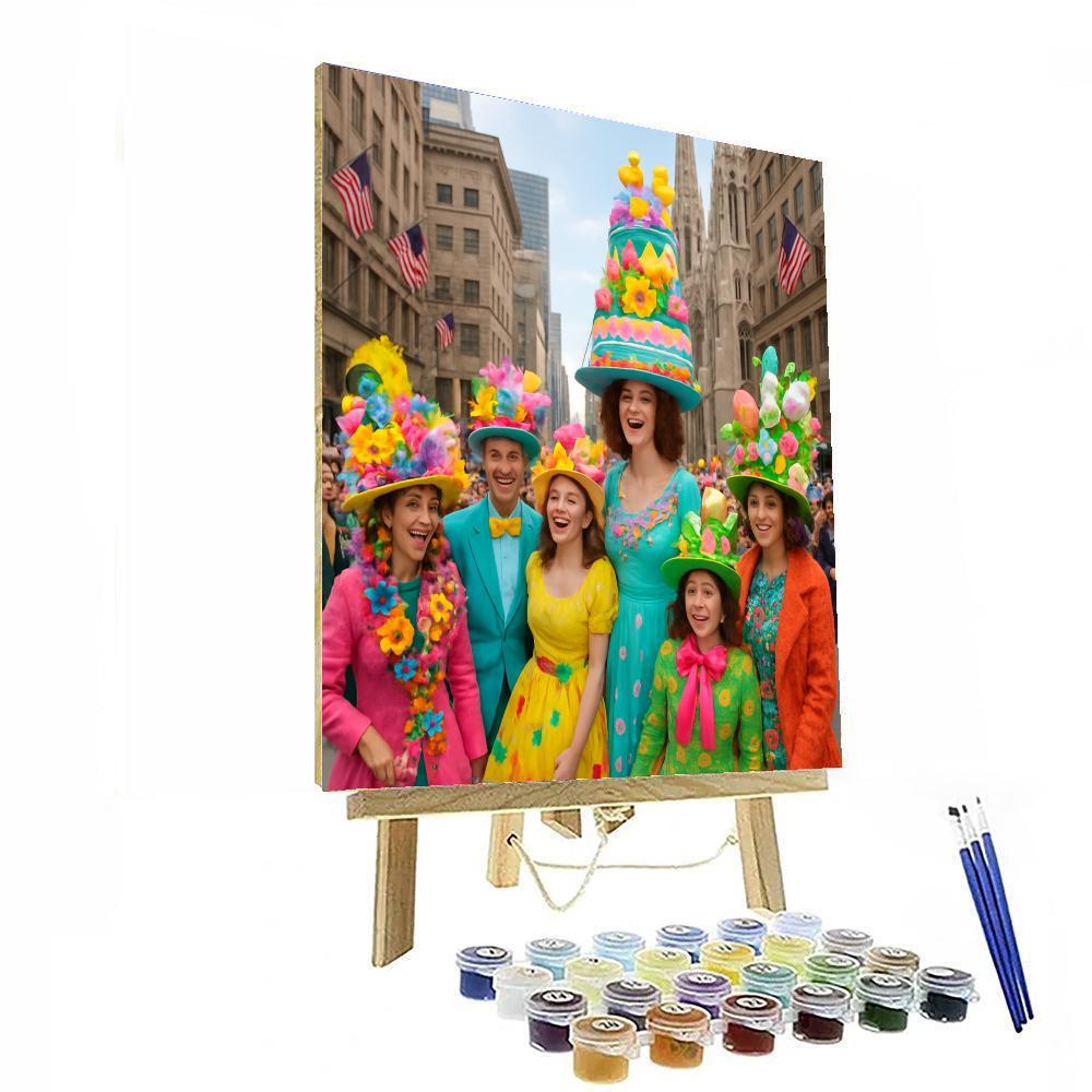 Easter Parade - New York City, Usa DIY Paint By Numbers