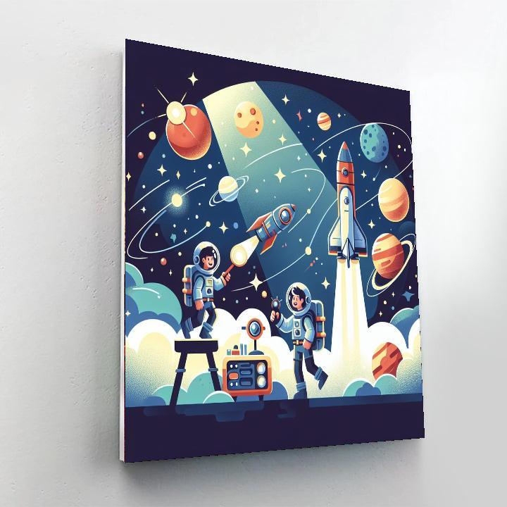 Galactic Journey Explorers Painting By Numbers Kit