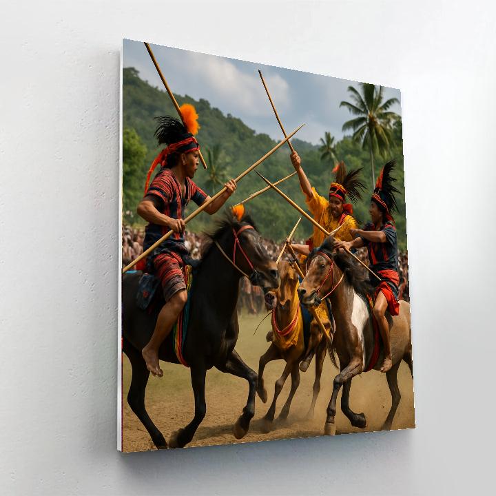 Pasola Festival - Indonesia Paint By Numbers Art