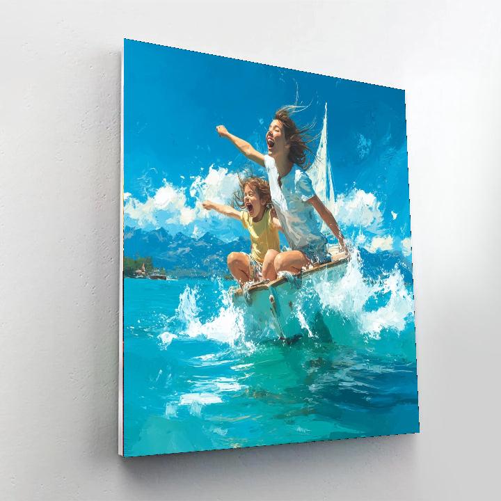 Sailing Through Adventures Paint By Numbers Art