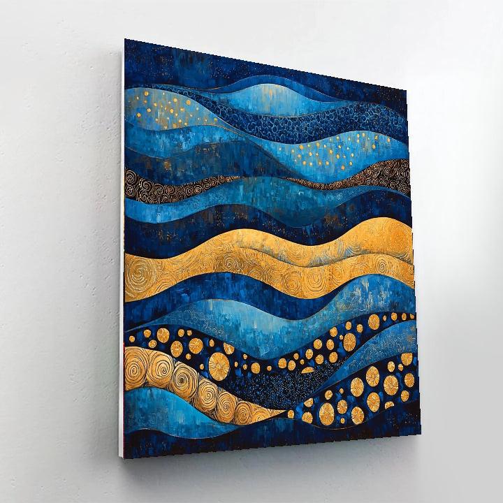 Gustav Klimt Inspired Ethereal Patterns Of The Soul  Paint By Numbers Art