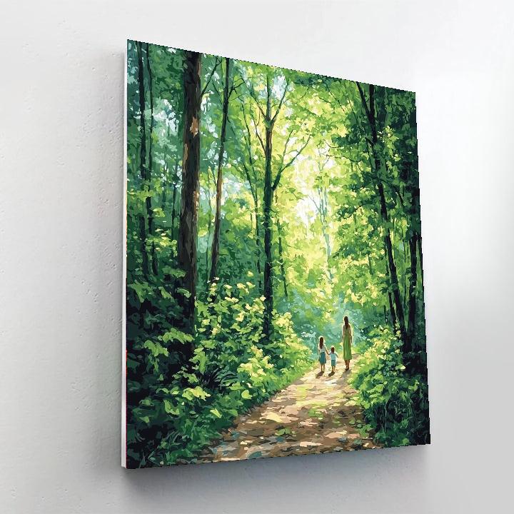 Dreamy Woodland Paths Numbered Painting Kits