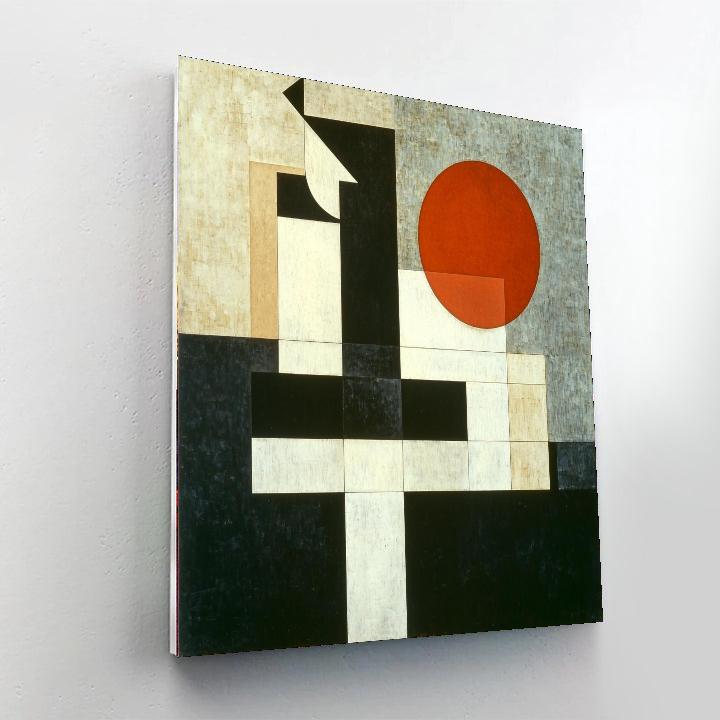 Kazimir Malevich Inspired Symbolic Dimensions  Paint By Color