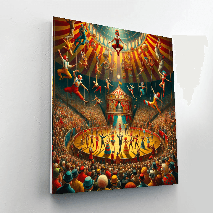 The International Circus Festival Painting By Numbers Kit