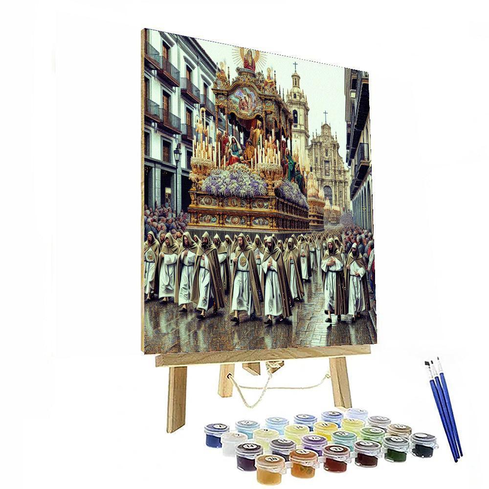 Semana Santa In Seville - Spain Painting Number Kit