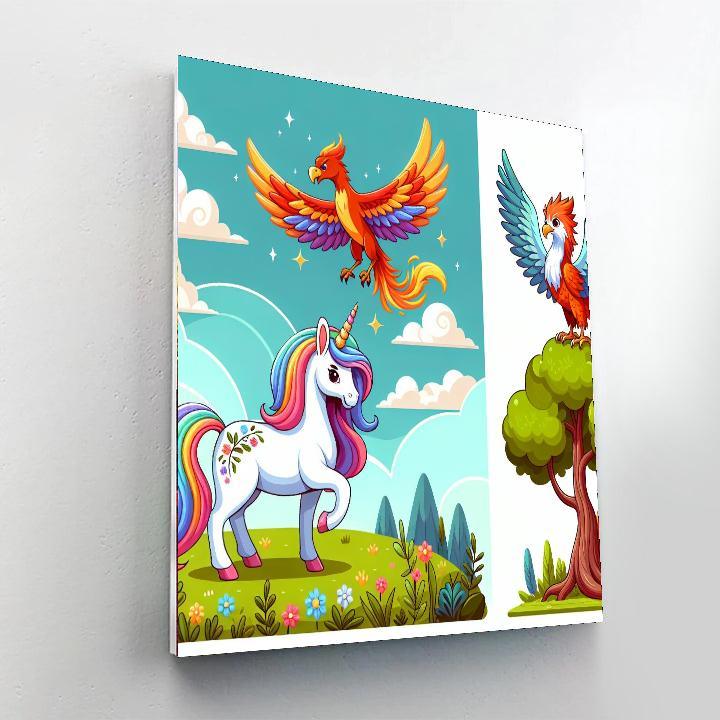 Mythical Beast Quest Paint By Numbers Art