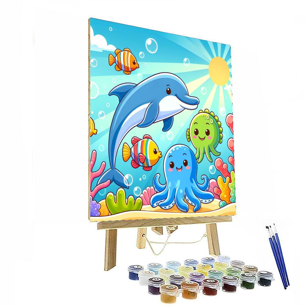 Happy Ocean Exploration Paint By Numbers